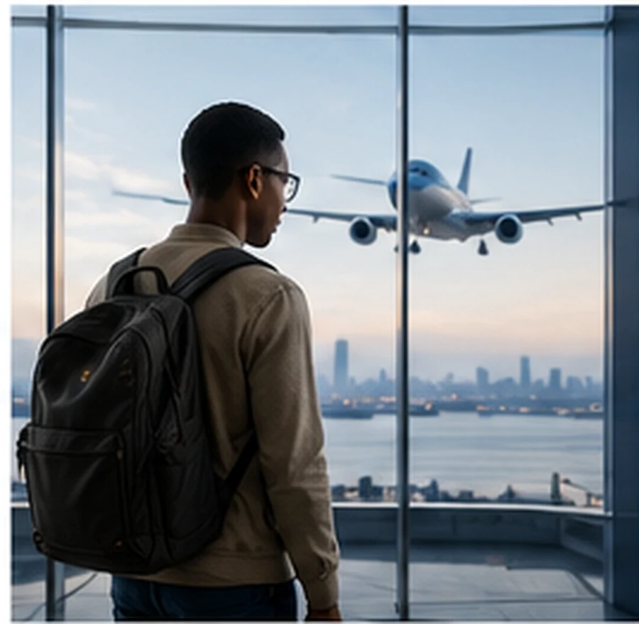 Student preparing for international education abroad